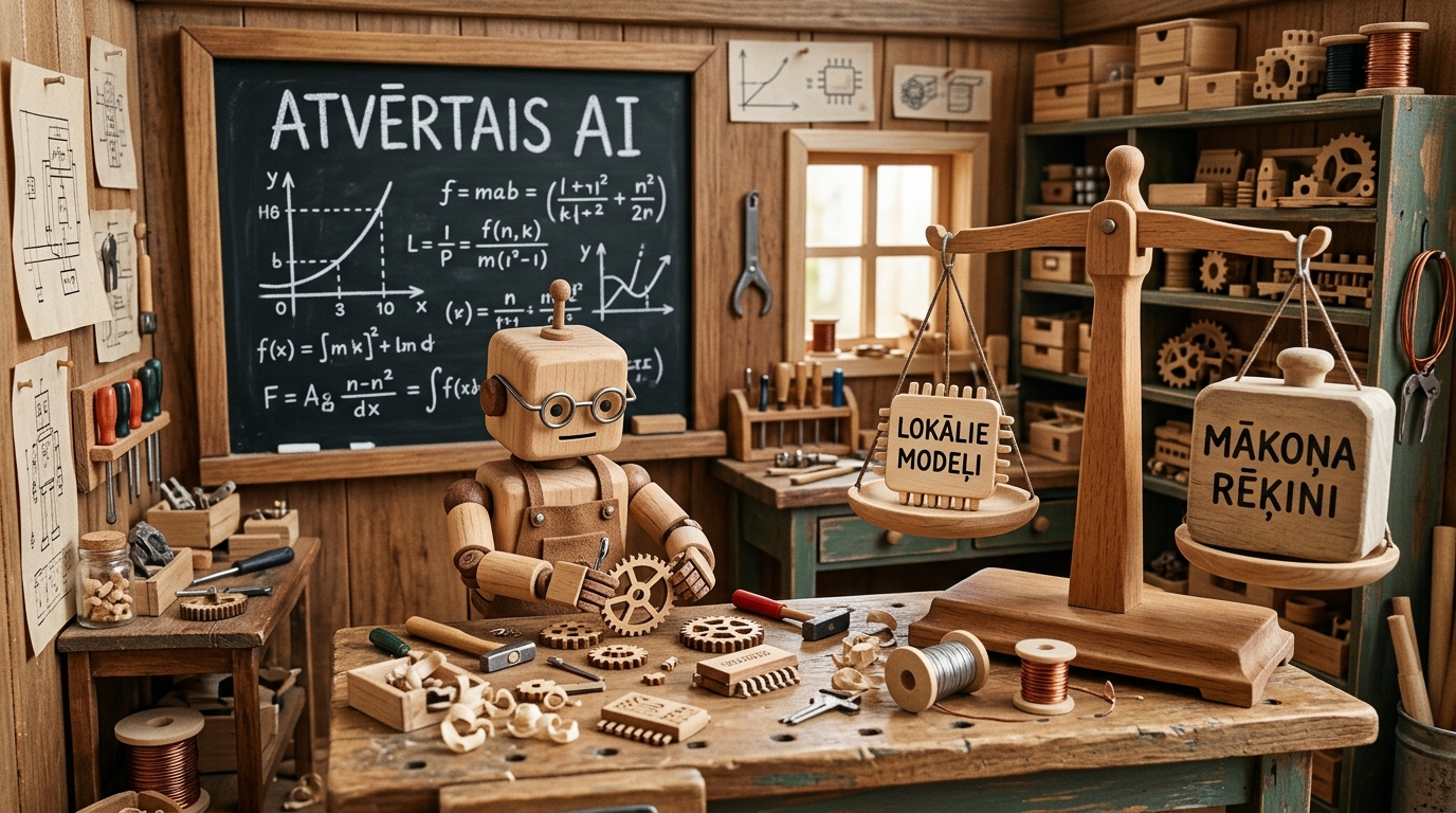 Atvērtā koda AI modeļu revolūcija un DeepSeek ietekme uz uzņēmumu automatizācijas izmaksām