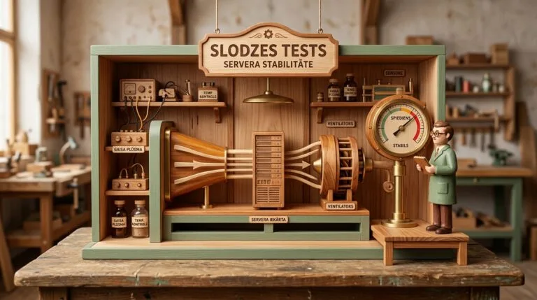 Servera slodzes testēšana un FastCGI mikrokešatmiņa apmeklējuma pīķu izturēšanai
