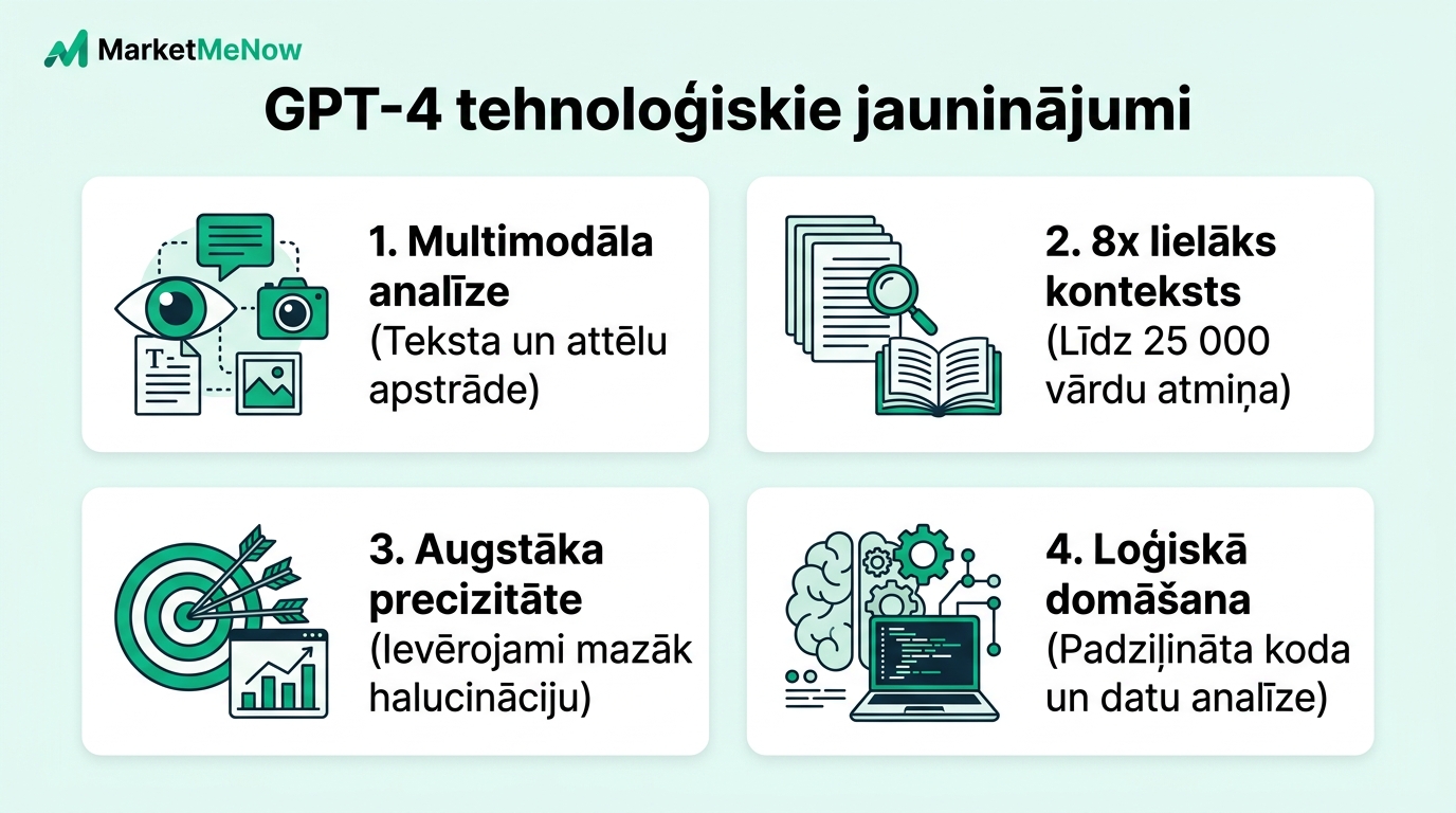 GPT-4 tehnoloģiskie jauninājumi