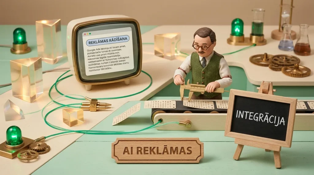Google Ads reklāmas AI Overviews atbildēs - kā algoritms integrē sludinājumus un ko tas maina reklāmdevējiem