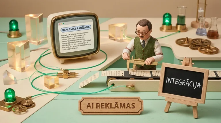 Google Ads reklāmas AI Overviews atbildēs - kā algoritms integrē sludinājumus un ko tas maina reklāmdevējiem