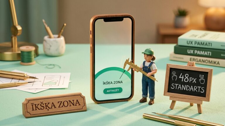 Mobilās saskarnes zelta īkšķa zonas ergonomika un kāpēc B2B formas zaudē 45% pieteikumu