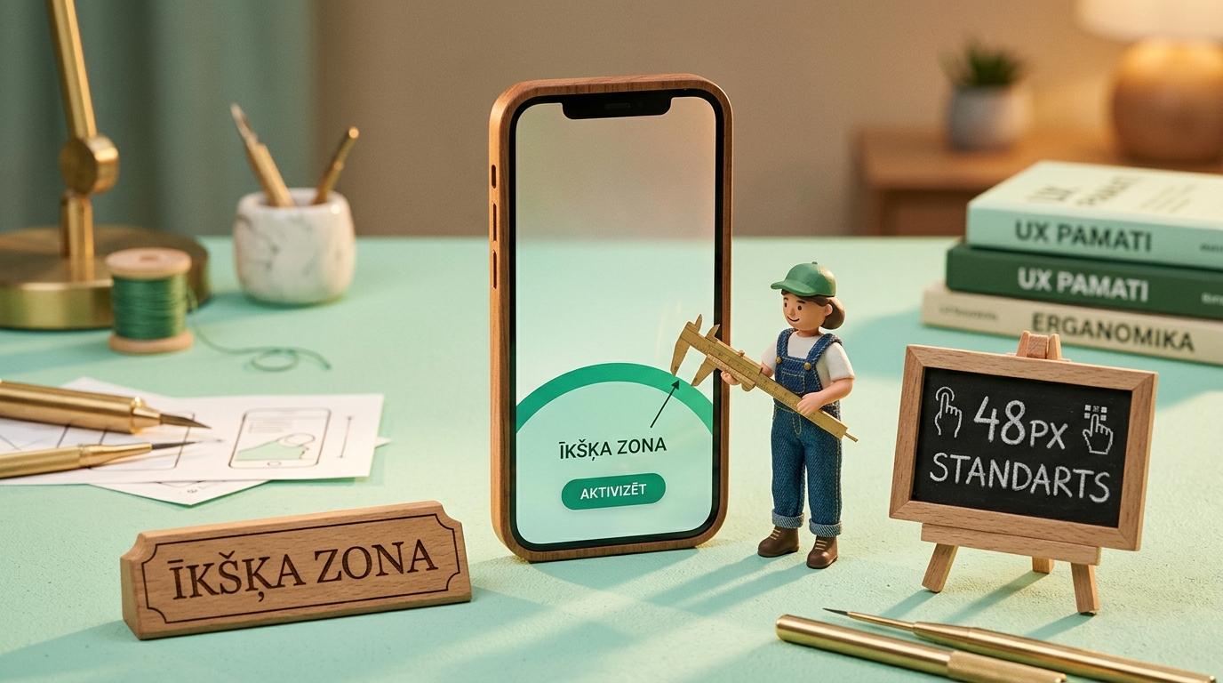Mobilās saskarnes zelta īkšķa zonas ergonomika un kāpēc B2B formas zaudē 45% pieteikumu