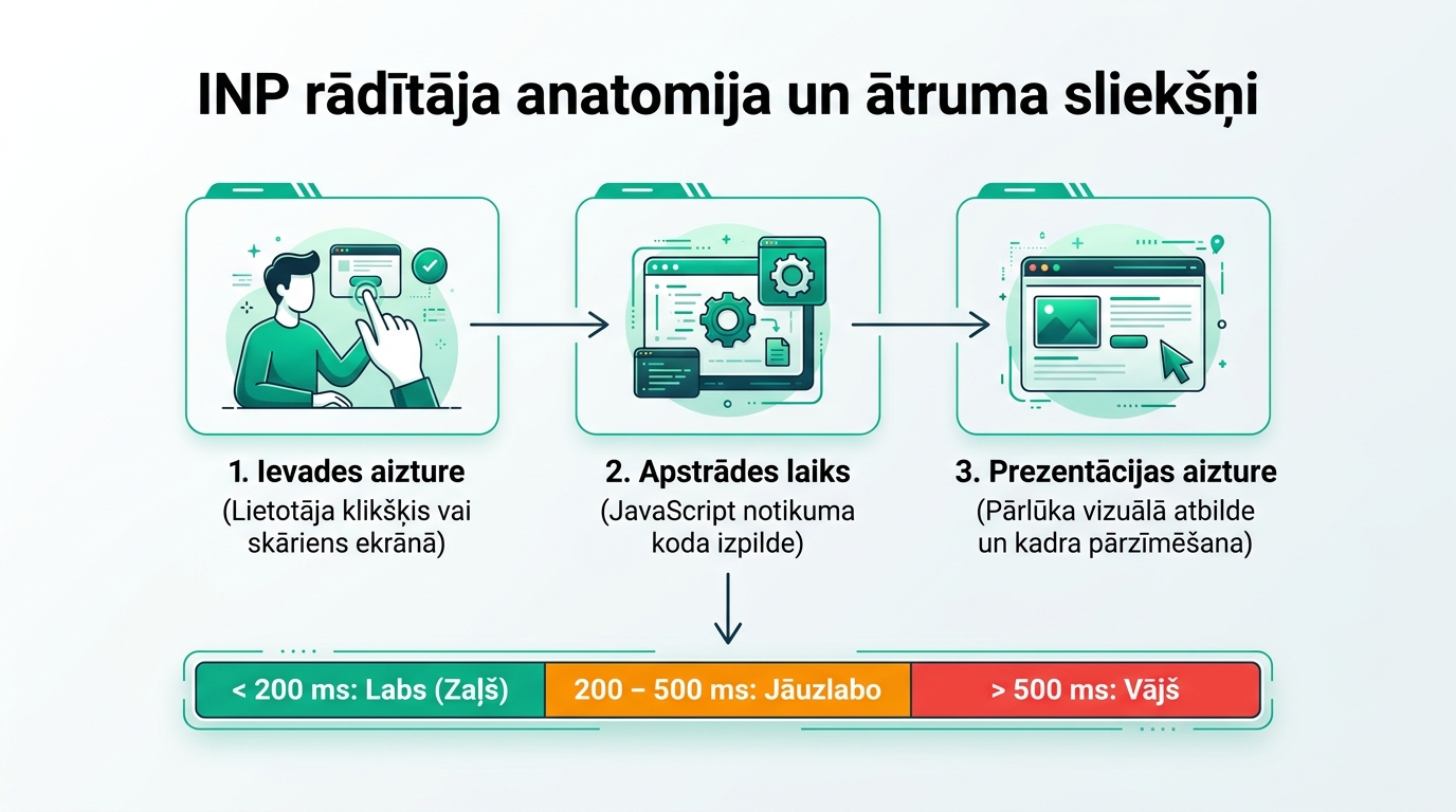 INP rādītāja anatomija un trīs galvenās fāzes