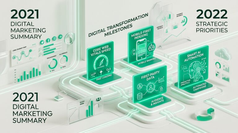 2021. gada digitālā mārketinga kopsavilkums un stratēģiskās prioritātes 2022. gadam
