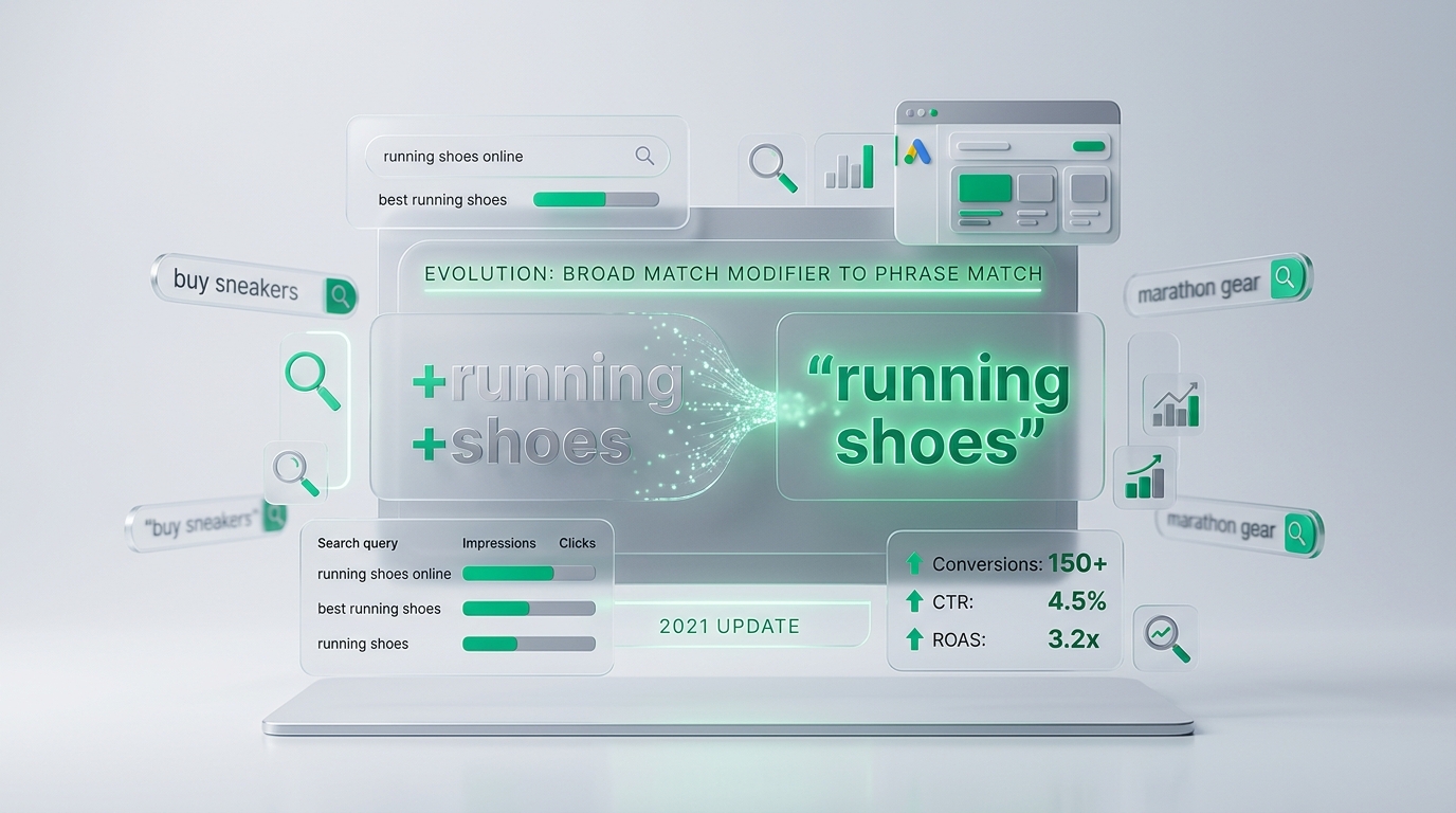 Google Ads Phrase Match izmaiņas: Broad Match Modifier noriets un jaunā atslēgvārdu loģika
