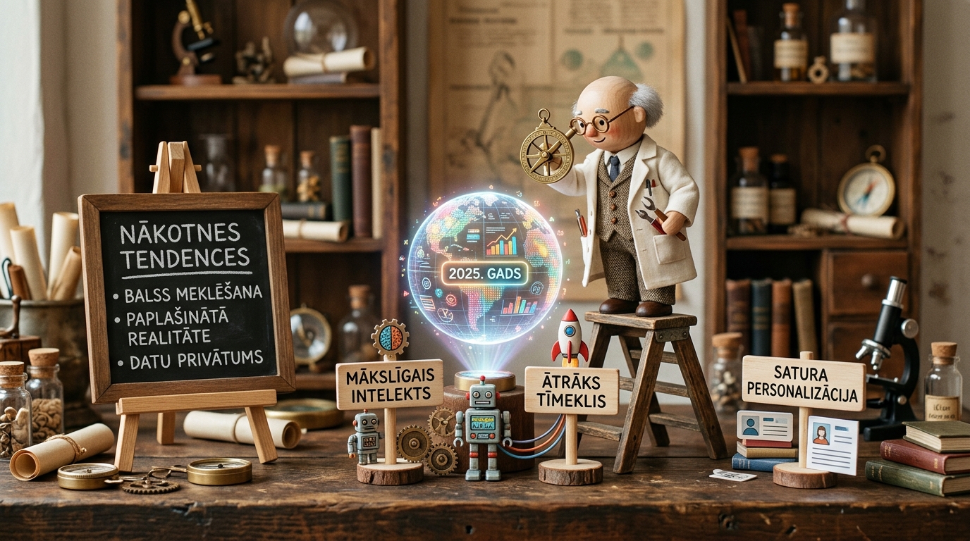 Digitālā Mārketinga un Mājaslapu Izstrādes Stratēģiskās Tendences 2025. Gadam