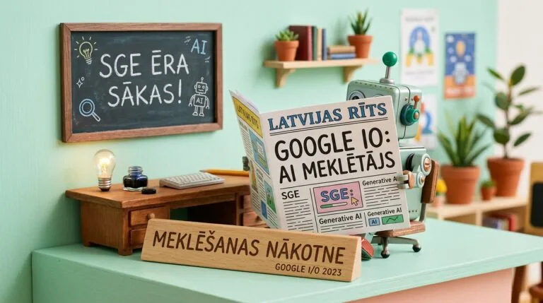 Google IO konferences jaunumi un Search Generative Experience ietekme uz mājaslapu apmeklētību