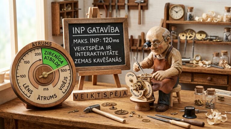 Gatavošanās INP ieviešanai martā un lēnas JavaScript mijiedarbības novēršana