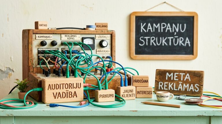 Meta reklāmu kampaņu struktūra un auditoriju segmentēšana precīzāku rezultātu sasniegšanai