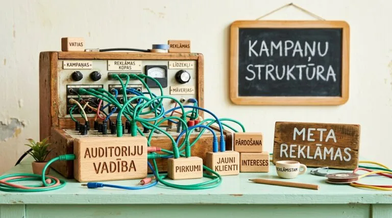 Meta reklāmu kampaņu struktūra un auditoriju segmentēšana precīzāku rezultātu sasniegšanai
